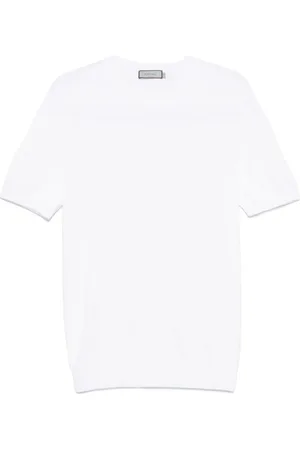 CANALI Finstrikket T-shirt