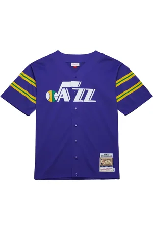 Mitchell & Ness 1974 New Orleans Jazz Full-Snap Shooting skjorte