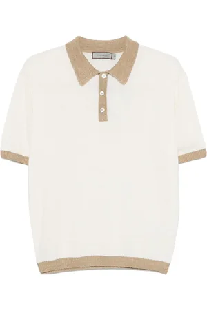 CANALI Tekstureret polo