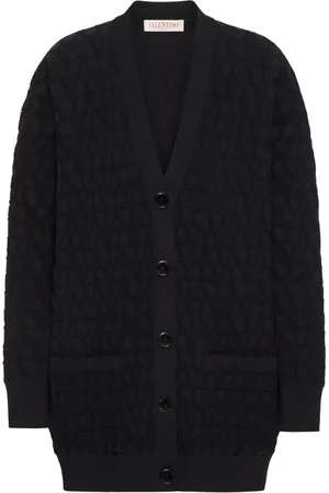 VALENTINO GARAVANI Toile Iconographe cardigan i strækbart design