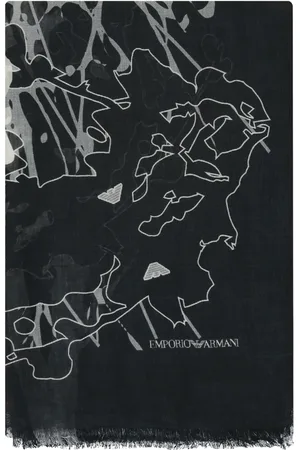 Emporio Armani Tørklæde med tryk