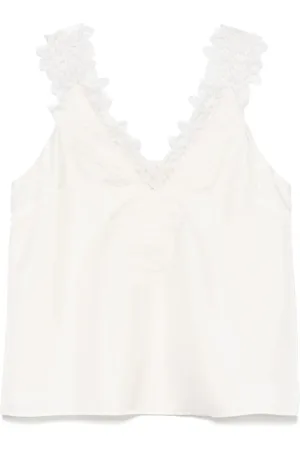 Rohe Tanktop med blondeudsmykning