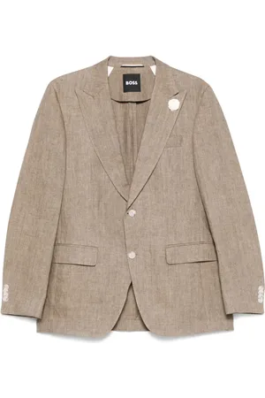 HUGO BOSS Blazer i lærred