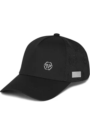Philipp Plein Baseballkasket med sekskantet applikation