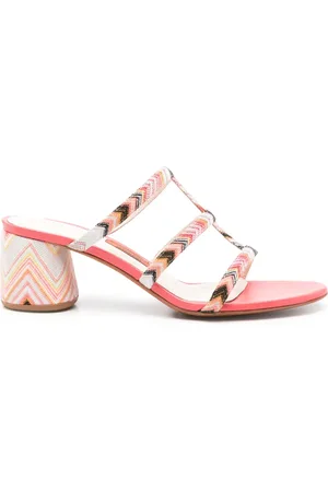 Missoni 55 mm sandaler med zigzagmønster