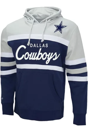 Mitchell & Ness NFL Head Coach Cowboys "Grey/Royal" hættetrøje