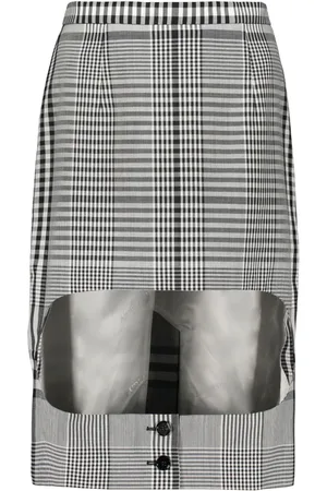 Burberry Mellemlang ternet nederdel