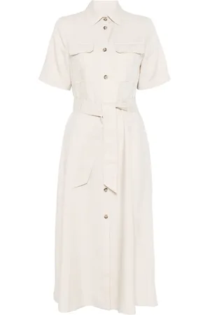 Woolrich Midi-kjole med bånd i taljen