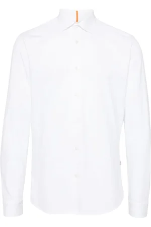 HUGO BOSS Skjorte med broderet logo