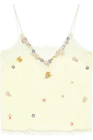Costarellos Tanktop i crepe cady