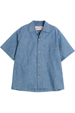 VALENTINO GARAVANI Bowling-skjorte i denim