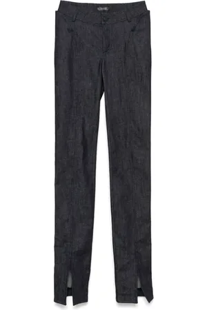 MUGLER Jeans med slids i anklerne