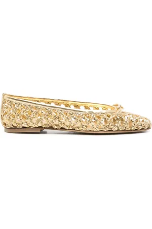 Casadei Vævede ballerinaer