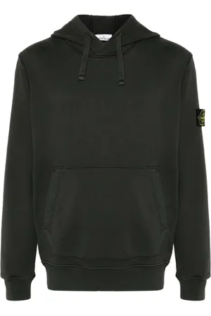 Stone Island Hættetrøje med kompasmærke og logo
