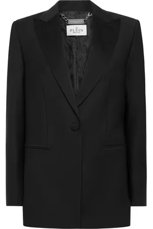 Philipp Plein Blazer med strass-ansigt
