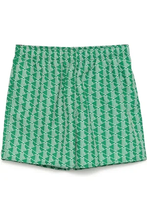 Lacoste Mellemlange badebukser med monogram