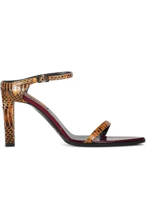 Missoni 100 mm mules med slangeskindstryk