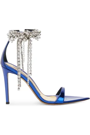 ALEXANDRE VAUTHIER 105 mm sandaler med rhinstenudsmykning