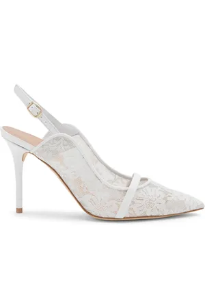 MALONE SOULIERS Marion 85mm slingback-sko med blonde