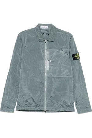 Stone Island Skjortejakke med krøllet effekt