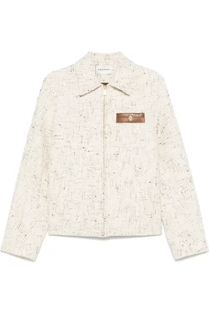 Drôle de Monsieur Le Blouson Droit tweed-jakke