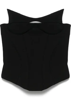 MUGLER ærmeløs korset-top