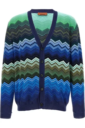 Missoni Cardigan med zigzagmønster