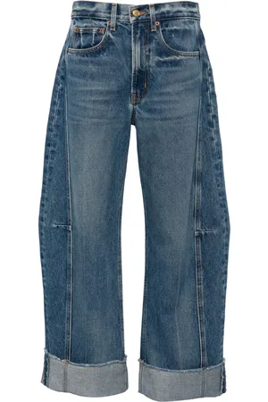 B SIDES Afslappede Lasso jeans med brede ben