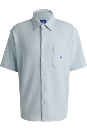 HUGO BOSS Ribbet skjorte