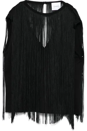 NUDE Top med frynser