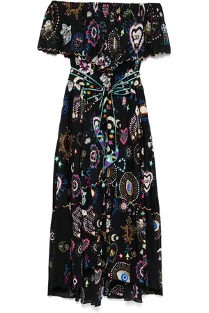 Camilla The Nubian Nights Shoulder Frill-kjole