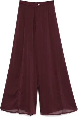 FORTE FORTE Cropped palazzo-bukser