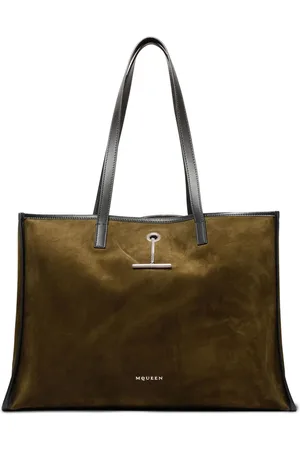Alexander McQueen Tote med T-bar-vedhæng
