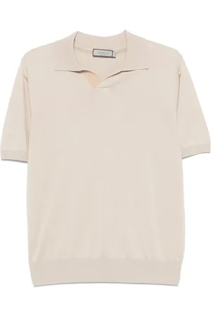 CANALI Finstrikket T-shirt