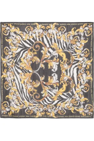 VERSACE Tørklæde med Animalier Barocco-tryk
