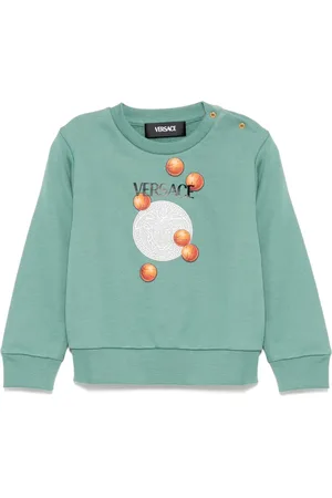 VERSACE Langærmet sweatshirt i bomuld
