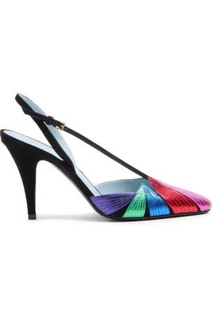 VALENTINO GARAVANI 90 mm Foliefoliage slingback-pumps