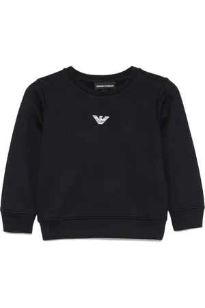 Emporio Armani Sweatshirt med gummi-logo