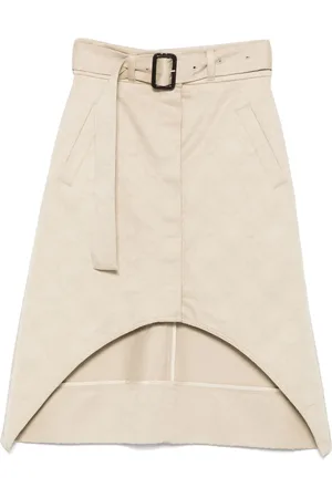 Givenchy Asymmetrisk midikjol med monogram 72