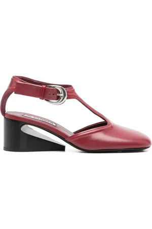 Jil Sander 50 mm pumps i læder