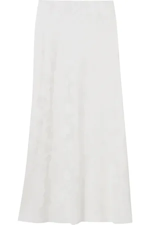 Claudie Pierlot Midi nederdel med blomster-broderi