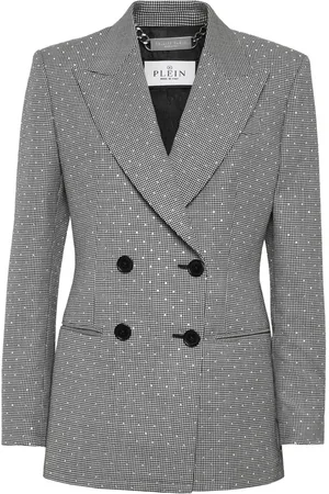 Philipp Plein Blazer med guld pasform