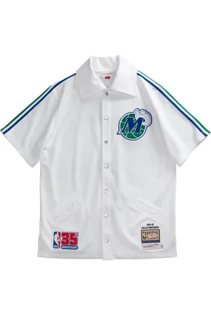 Mitchell & Ness 1980/81 Hardwood Classics Dallas Mavericks 35th Anniversary "White" authentic shooting skjorte