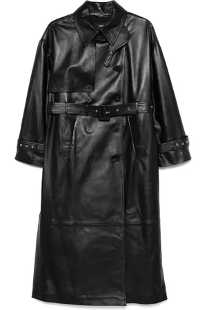 arma leder Patil trenchcoat