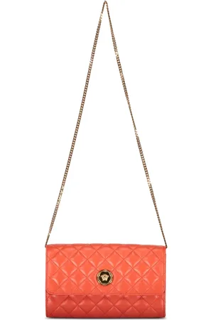 VERSACE Crossbody-taske i læder
