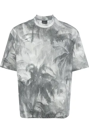 Emporio Armani T-shirt med palmetryk