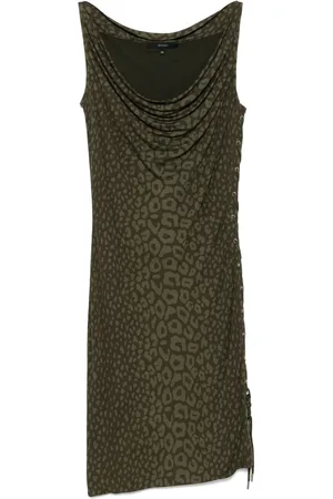 Gucci Kort kjole med leopardtryk fra 00