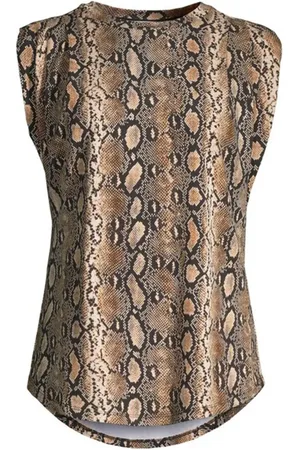 Michael Kors T-shirt med pytontryk