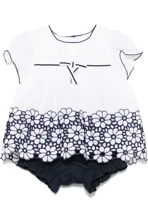 PATACHOU Blomsterbroderede shorts
