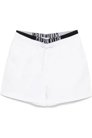 Calvin Klein Badeshorts med logobånd i taljen